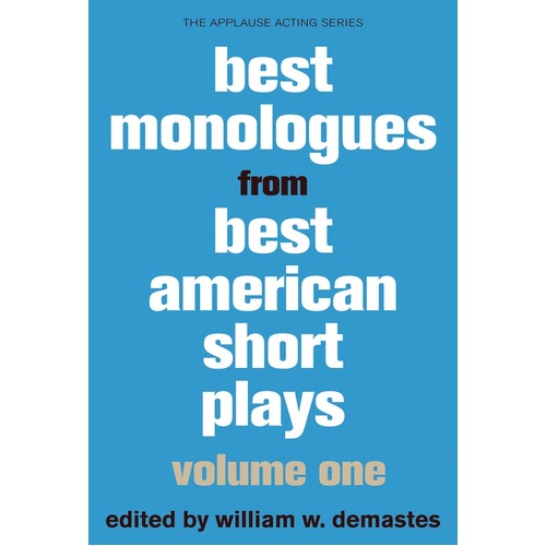 Best Monologues Fr Best American Short Plays V1 (Softcover Book)
