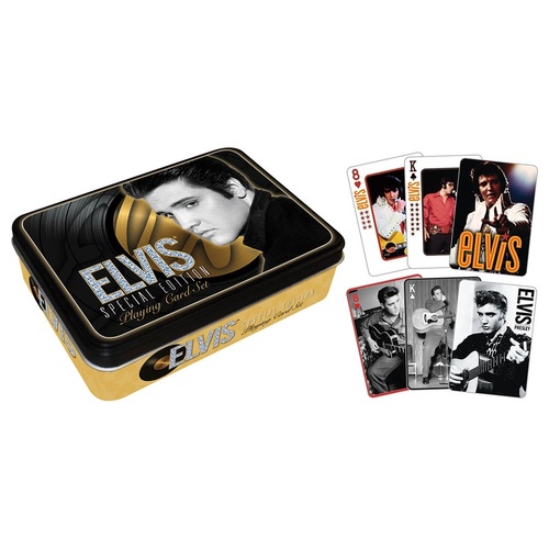 PLAYING CARDS ELVIS PRESLEY GIFT TIN