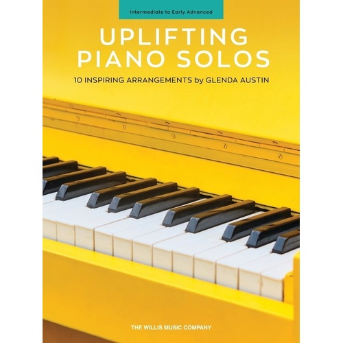 Uplifting Piano Solos: 10 Inspiring Arrangements by Glenda Austin, 40 Pages, Piano Solo Format, Includes Popular Melodies and Folk Tunes
