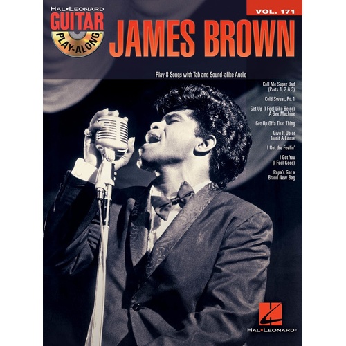 James Brown Guitar Play Along V171 Book/CD (Softcover Book/CD)