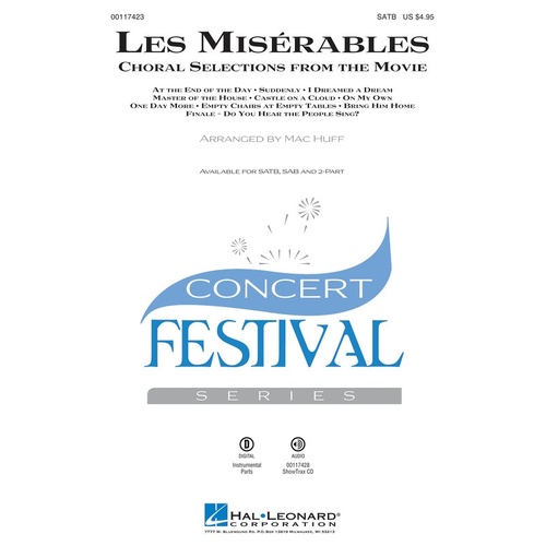 Les Miserables (Selections From The Movie) ShowTrax CD (CD Only)