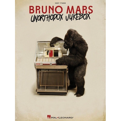 Unorthodox Jukebox Easy Piano Sheet Music by Bruno Mars, 66 Pages, Hal Leonard
