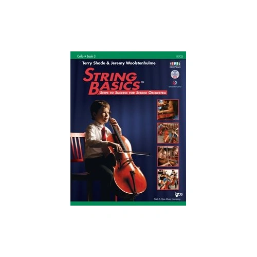 String Basics Cello Book 3 by Terry Shade & Jeremy Woolstenhulme, 48 Pages, Neil A. Kjos Music Company, String Basics Series