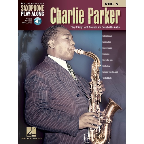 Charlie Parker Sax Playalong 5 Book/Online Audio (Softcover Book/Online Audio)