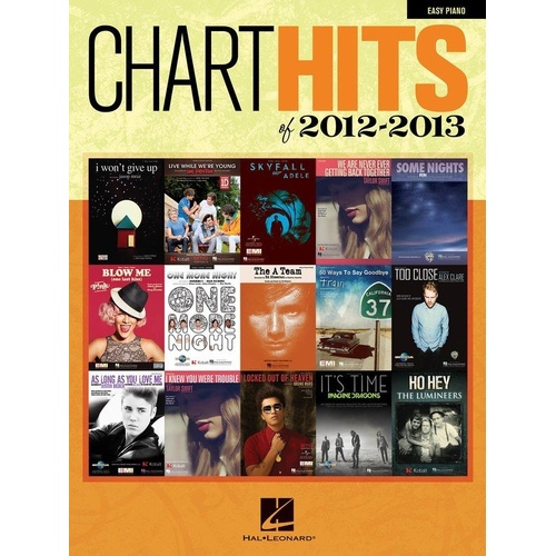 Chart Hits of 2012-2013 Easy Piano Songbook by Hal Leonard