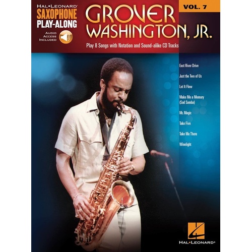 Grover Washington Jr. Saxophone Play-Along V7 BK/OLA