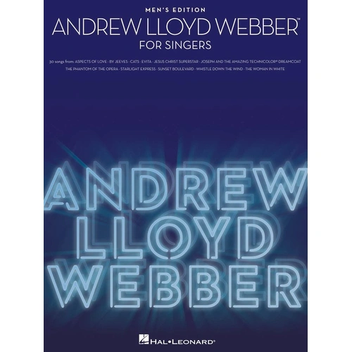 Andrew Lloyd Webber for Singers Men's Edition Songbook
