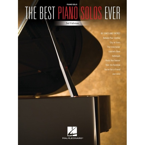 The Best Piano Solos Ever - 3rd Edition by Hal Leonard, 208 Pages, Includes Classic and Contemporary Favorites