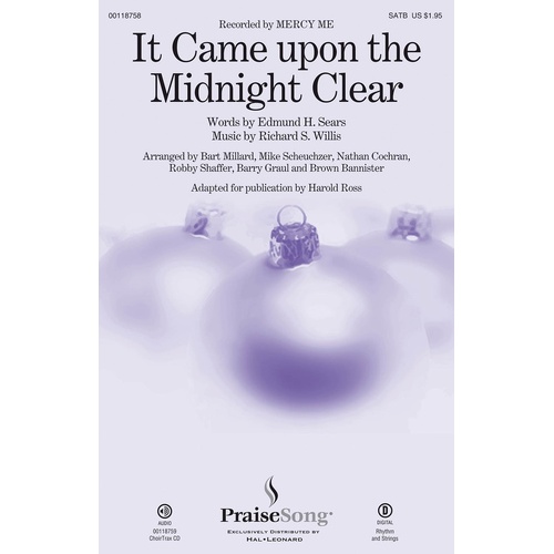 It Came Upon A Midnight Clear SATB (Octavo)