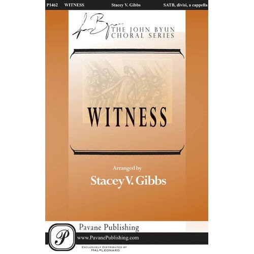 Witness SATB (Octavo)