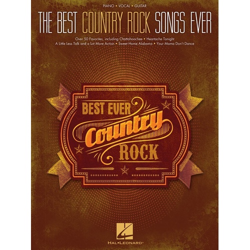 Best Country Rock Songs Ever PVG (Softcover Book)