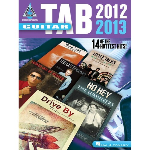 Guitar TAB 2012 - 2013 Recorded Versions (Softcover Book)