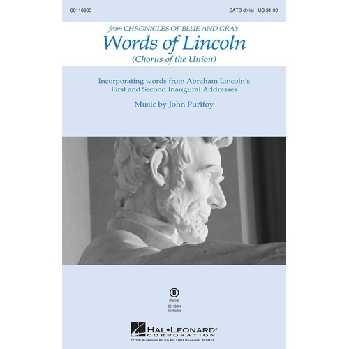 Words Of Lincoln SATB Divisi (Octavo)