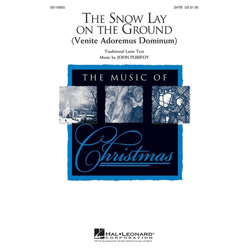 Snow Lay On The Ground SATB (Octavo)