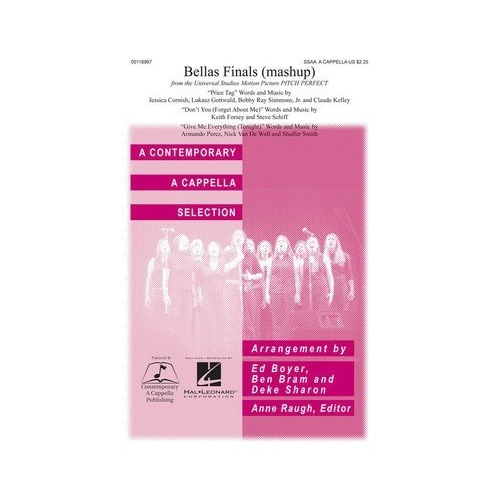 Bellas Finals Mash Up Choral Score - Pitch Perfect 4-Part Harmony Arrangement
