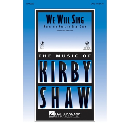 We Will Sing ShowTrax CD (CD Only)