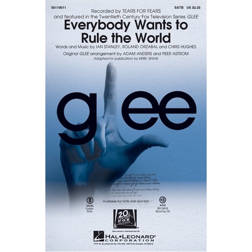 Everybody Wants To Rule The World SATB (Octavo)