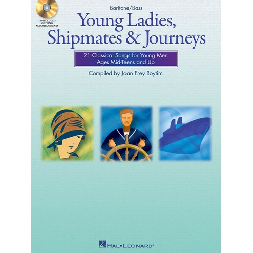 Young Ladies Shipmates and Journeys Bar/Bass Book/CD (Softcover Book/CD)