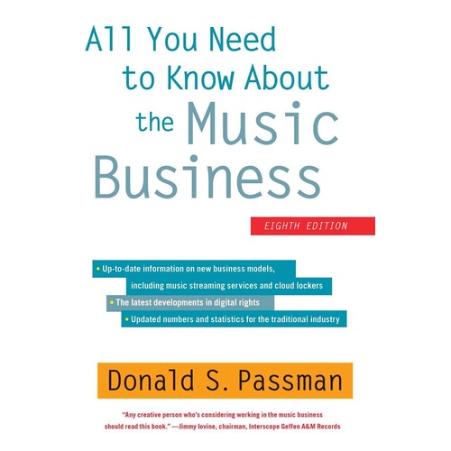 All You Need To Know About The Music Business 8T (Hardcover Book)