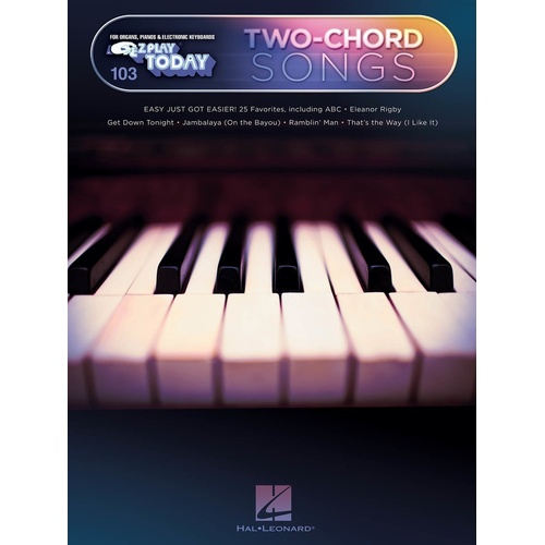 EZ Play 103 Two Chord Songs (Softcover Book)
