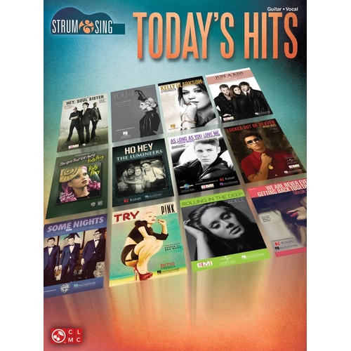 Todays Hits Strum and Sing Chords and Lyrics (Softcover Book)