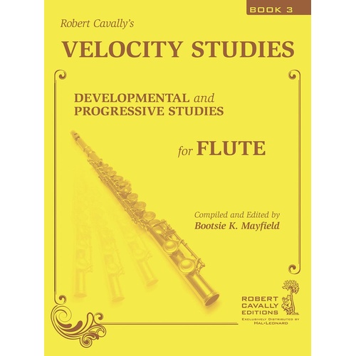 Velocity Studies Book 3 Flute (Softcover Book)