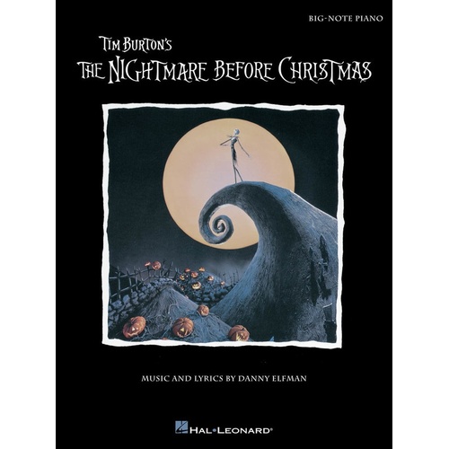 The Nightmare Before Christmas Big Note Piano