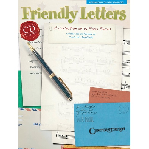 Friendly Letters Piano Collection Book/CD (Softcover Book/CD)