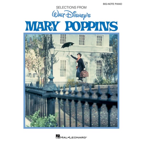 Mary Poppins Selections Big Note Piano (Softcover Book)