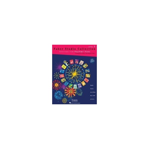 Faber Studio Collection Playtime Piano 1 - Level 1 Piano Book, 24 Pages, Familiar Songs from PlayTime Piano Supplementary Library