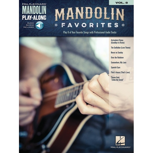 Mandolin Favorites Playalong V8 Book/Online Audio (Softcover Book/Online Audio)