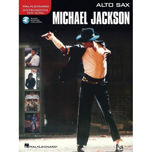 Michael Jackson Instrumental Solos for Alto Saxophone Book with Online Audio