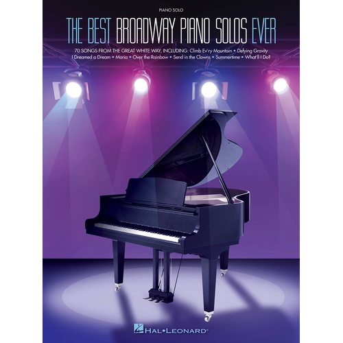 Best Broadway Piano Solos Ever (Softcover Book)