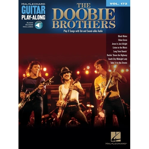 Doobie Brothers Guitar Play-Along V172 BK/OLA - Songbook with Online Audio, 8 Songs, Standard Notation & TAB, Hal Leonard, 72 Pages