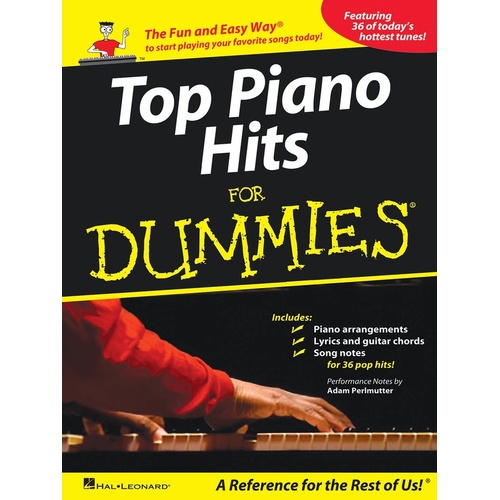 Top Piano Hits For Dummies PVG (Softcover Book)
