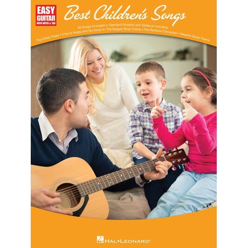 Best Childrens Songs Easy Guitar Notes and TAB (Softcover Book)