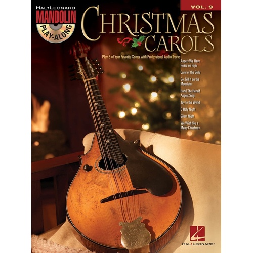 Christmas Carols Mandolin Playalong V9 Book/CD (Softcover Book/CD)