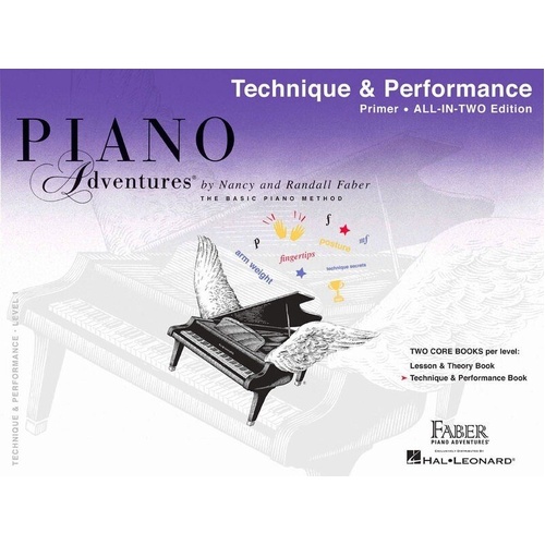 Piano Adventures All-In-Two Primer Technique & Performance Book