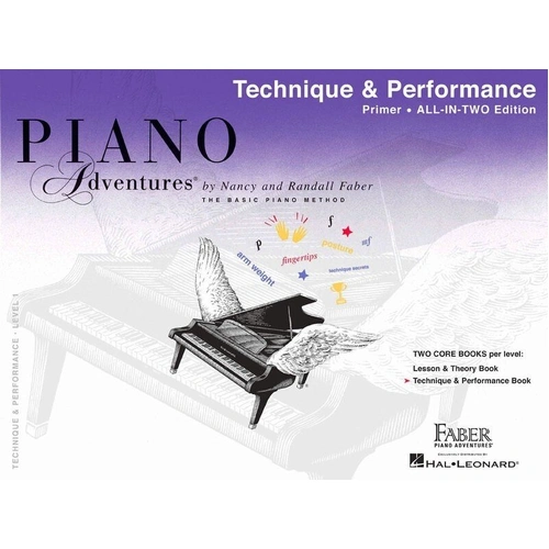 Piano Adventures All-In-Two Primer Technique & Performance Book
