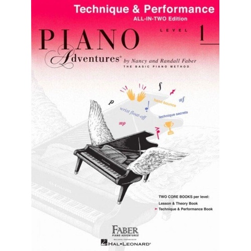 Piano Adventures All-In-Two Level 1 Technique & Performance Book
