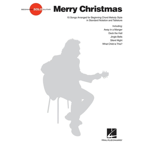 Merry Christmas Beginning Guitar Solo (Softcover Book)