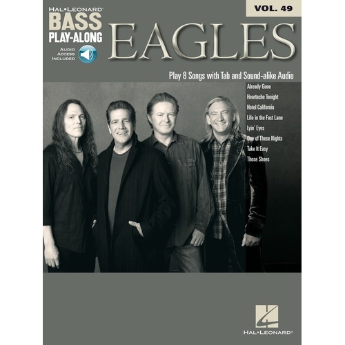 Eagles Bass Play-Along V49 BK/OLA with Audio Access and Backing Tracks