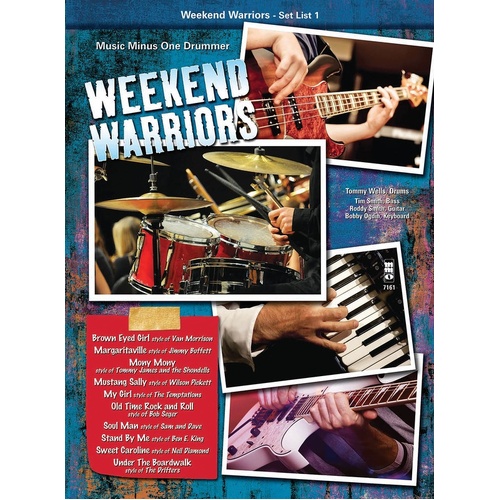 Weekend Warriors Set List 1 Drums Book/CD (Softcover Book/CD)