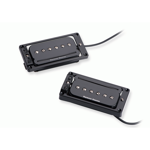 Seymour Duncan P Rails w Flat Triple Shot Set Black Pickup