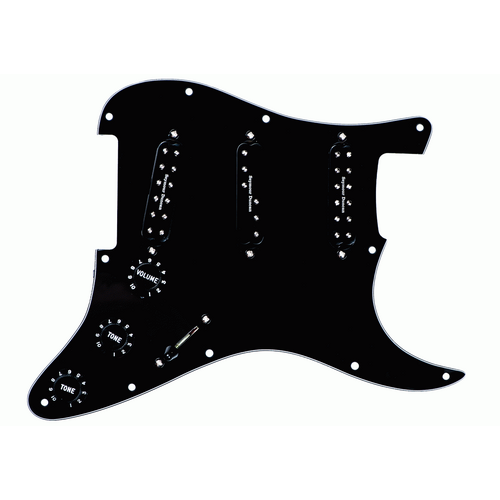 Seymour Duncan Pickguard Assembly Everything Axe Black Pickup