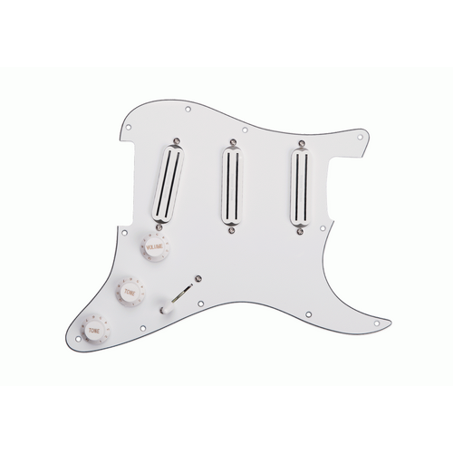 Seymour Duncan Pickguard Assembly Triple Rails White Pickup