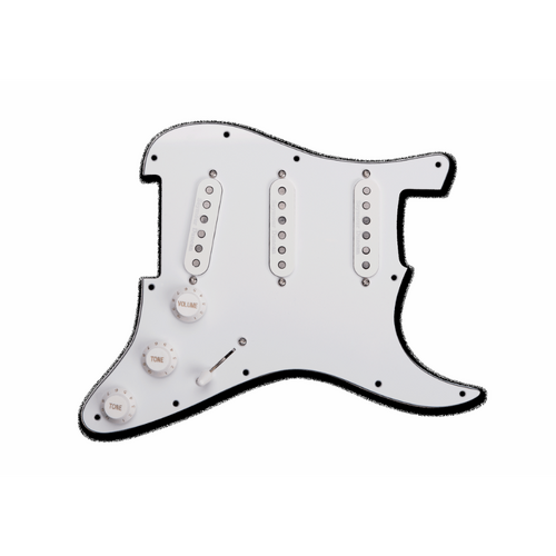 SD Pickguard Assembly Classic White with Seymour Duncan Stack Plus Pickups