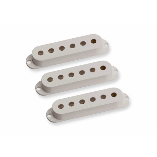 SD S Cover Parchment Guitar Pickup Covers for Strat (3) No Logo
