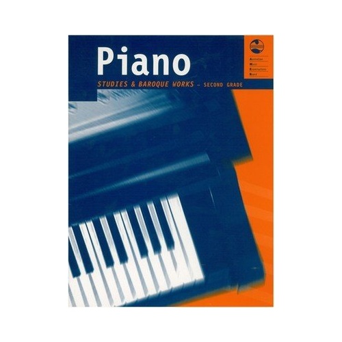 AMEB Piano Studies and Baroque Works Grade 2 - 32 Pages, Piano Solo