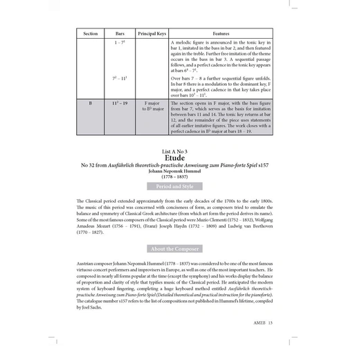 AMEB Piano Grade 3 to 4 Series 17 CD Recording & Handbook